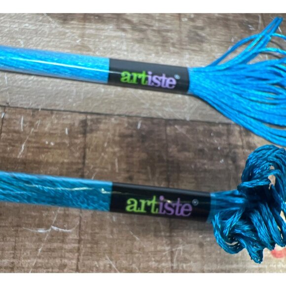 58 Artiste Satin Floss 8.75 YD 8M Bright Blue Embroidery Thread For Crafts & Pro - Picture 2 of 3